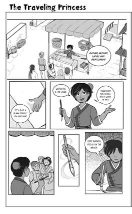 The Traveling Princess comic
