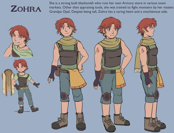 Concept Art of Zohra