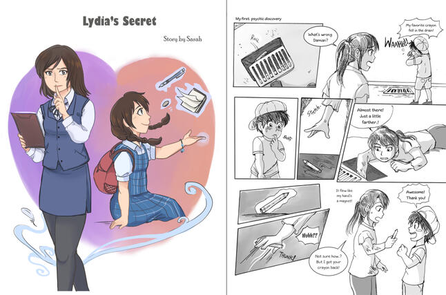 Short story of a lady named Lydia with psychic powers but was taught to hide it.